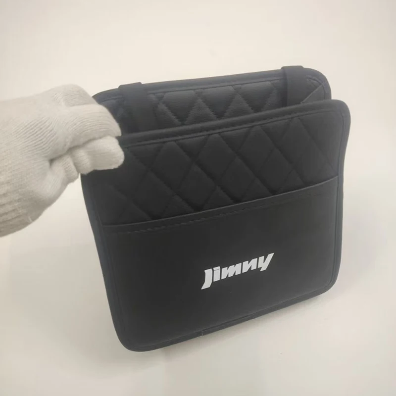 Фото Автомобильный ящик для хранения на заднем сиденье для Suzuki Jimny JB43 Jb74 JB64, автомобильный органайзер, защитная подвесная сумка для хранения, автомобильные аксессуары №4
