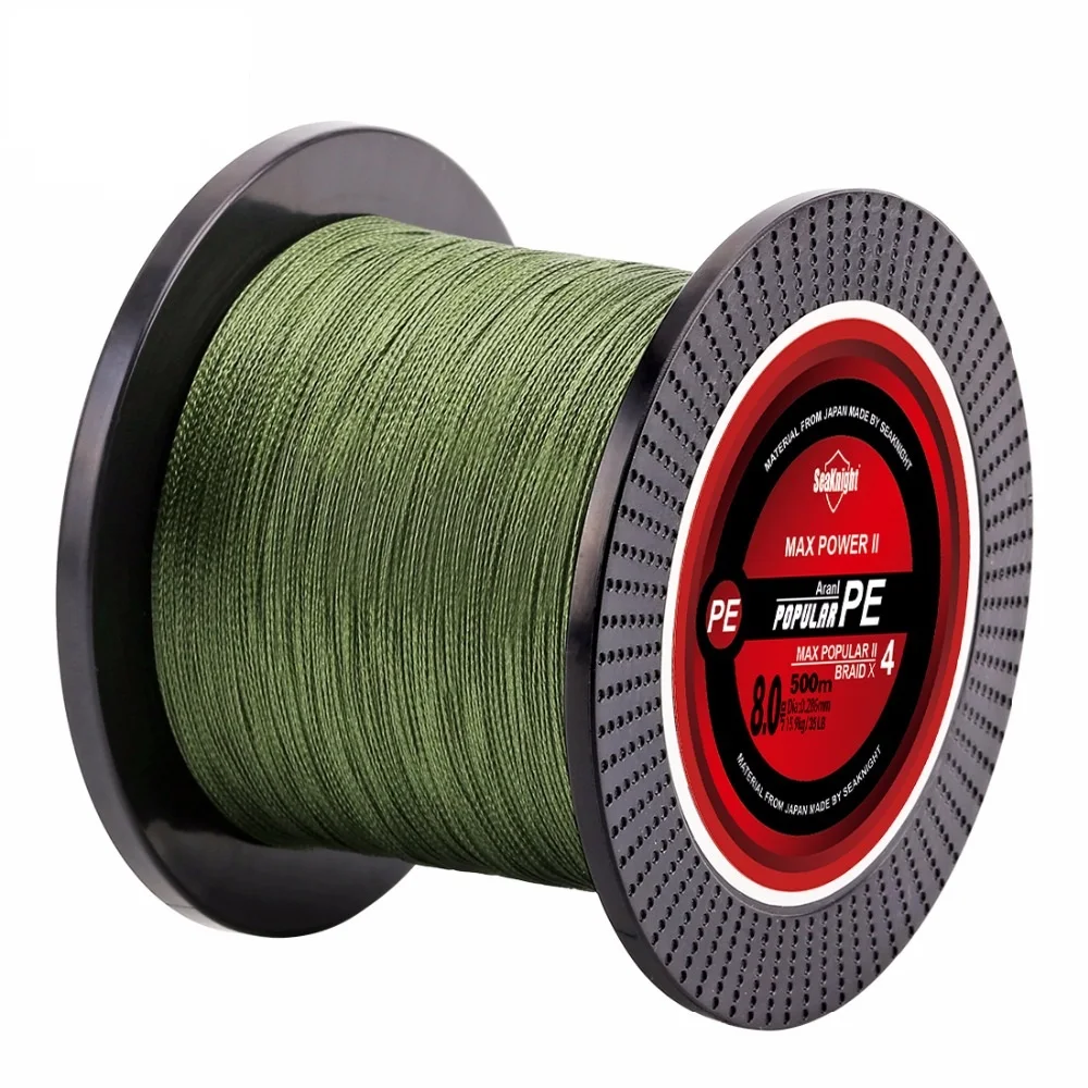 

Seaknight Quality 500M Brand Blade Series Good Quality Multifilament Fish Line Rope 8-80LB PE Braided Fishing Line