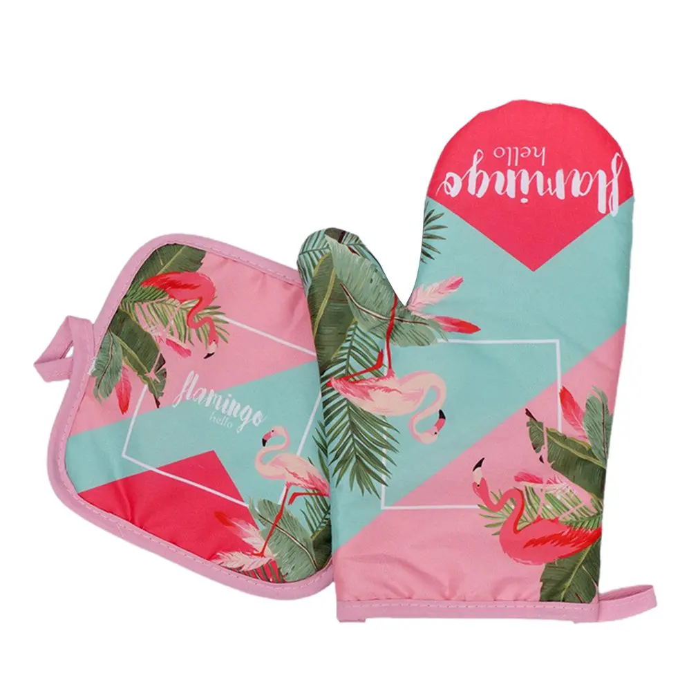 

Oven Insulated Baking Gloves Cotton And Linen Thickened Anti-scalding And Heat-proof Kitchen Cooking Tool