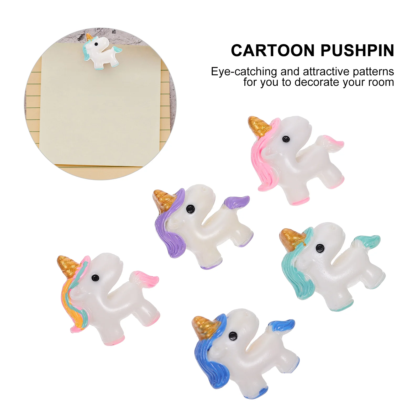 

Mattu Photo Pushpin DIY Resin Paper Cartoon Memo Menu Note Picture Mini Calendar
