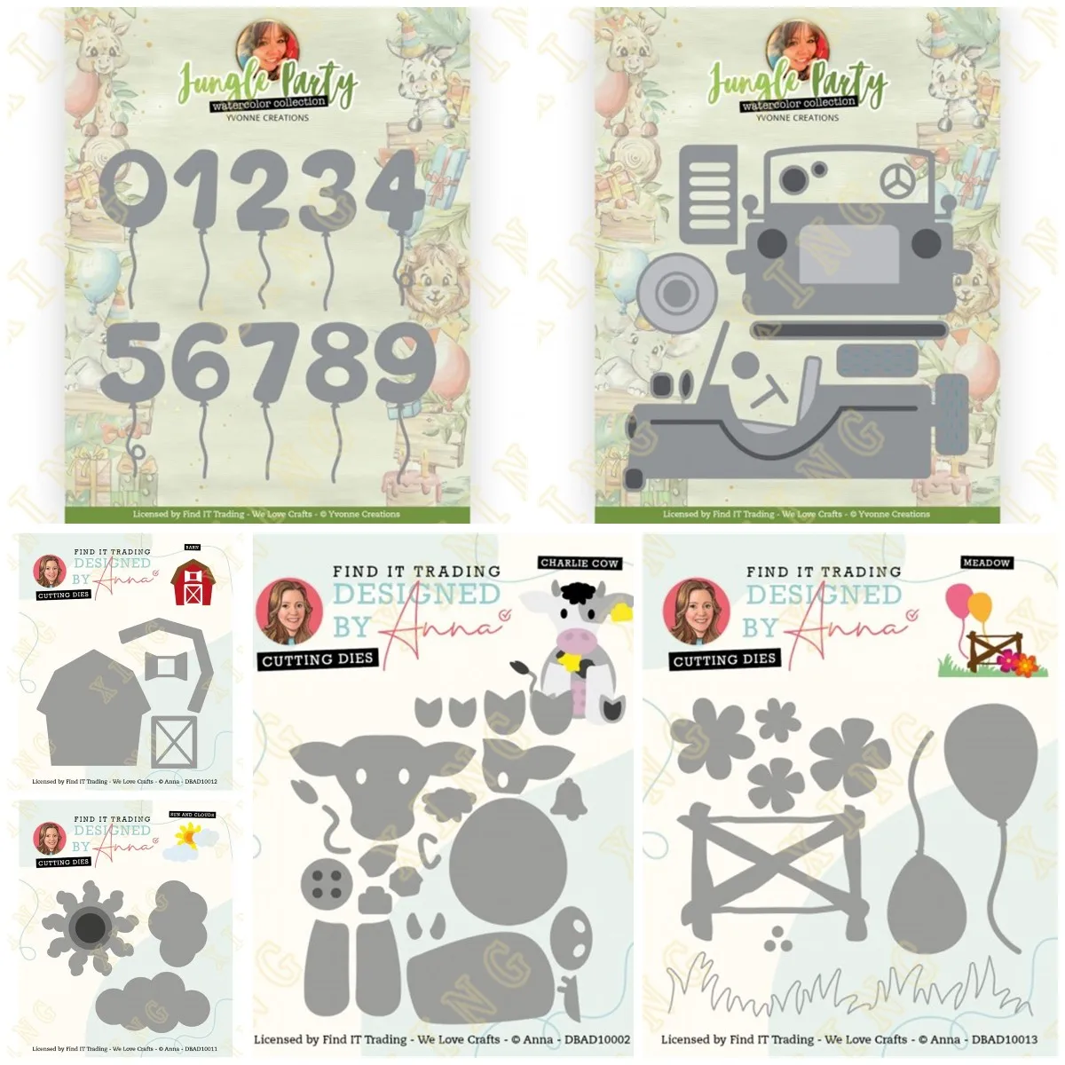 

Charlie Cow Numbers Car New Metal Cutting Dies Scrapbook Diary Decoration Stencil Embossing Template Diy Greeting Card Handmade
