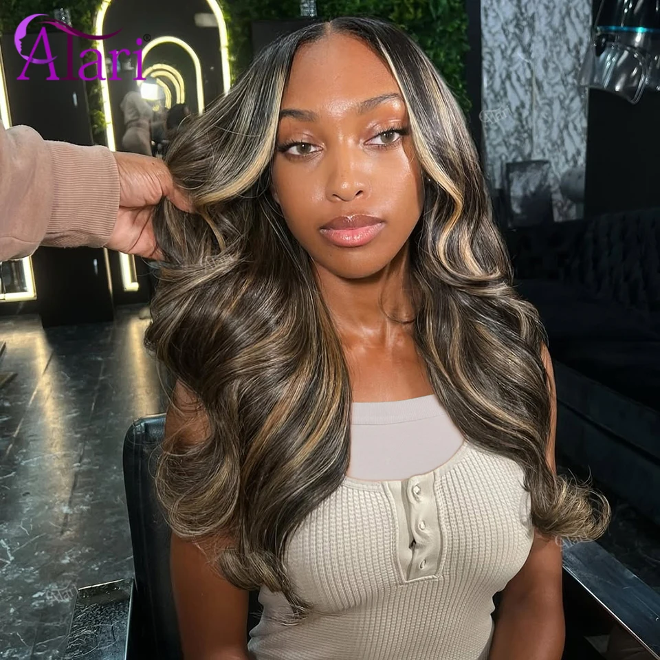 Прозрачный парик 13x6 13x4 кружевной фронтальный с объемной волной 5x5 парики из