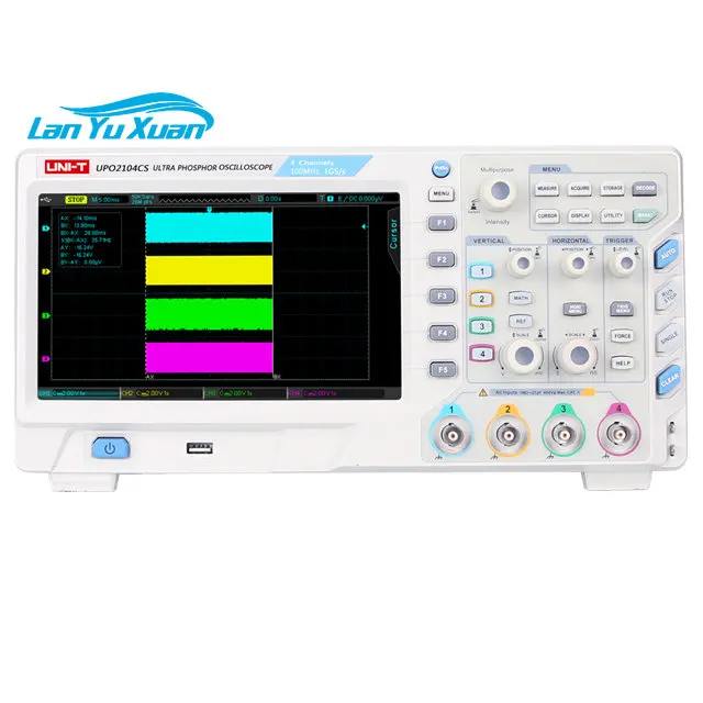

OEM/ODM Profesional Youlede Uni-t UPO2104CS Digital Storage 4 Channel Oscilloscope 100MHZ