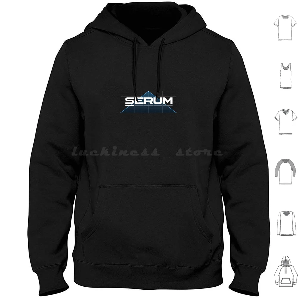 Xfer Records Serum-Lfo Hoodies Long Sleeve Xfer Records Serum Vst Plugin Music Sound Production Wavetable Steve Duda