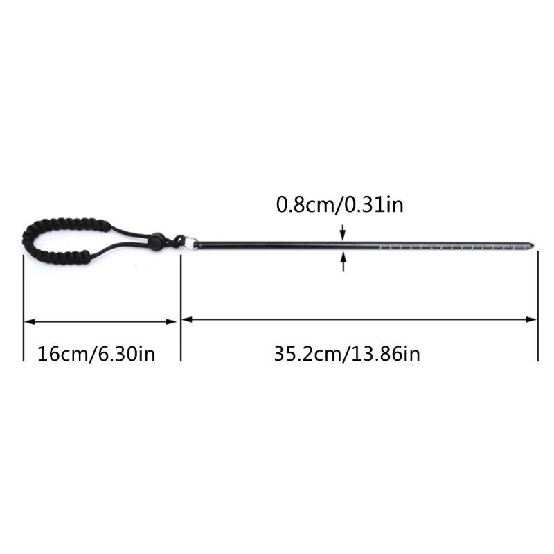 Алюминиевые палочки-указатели для омаров с регулируемым ремешком подводной