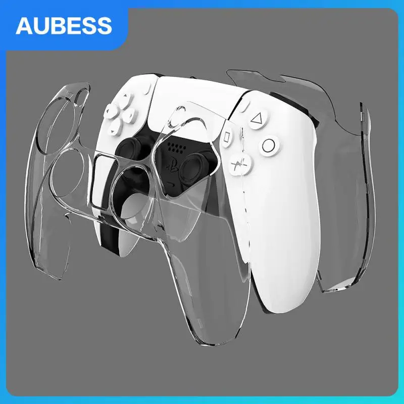 

Long-term Use Without Yellowing Wireless Controller Rosy Ultra Thin Case Easy Charging Gamepad Super Drop-proof Bare Metal Feel