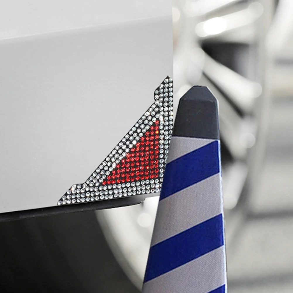 

4 шт. Стразы крышка угла двери автомобиля бампер Защита от царапин против царапин Стайлинг автомобиля защита от ударов инструмент для ухода ...