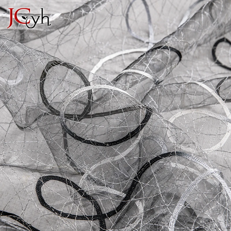 Роскошные прозрачные тюлевые занавески для зала гостиной кухни Занавески Из