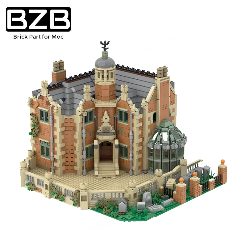 

BZB MOC Creative Ghost Castle Ghost Manor Ghost House Series Building Block Model Kids Toys DIY Bricks Halloween Best Gifts