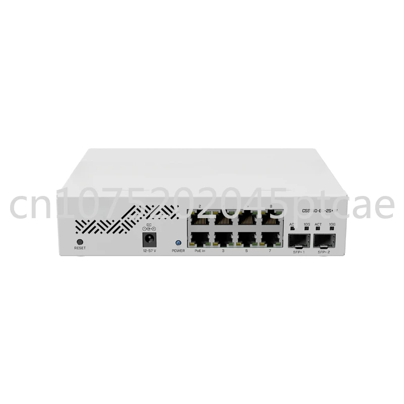 

CSS610-8G-2S+IN Cloud Smart Switch, Eight 1G Ethernet ports and two SFP+ ports for 10G fiber connectivity, MAC filters