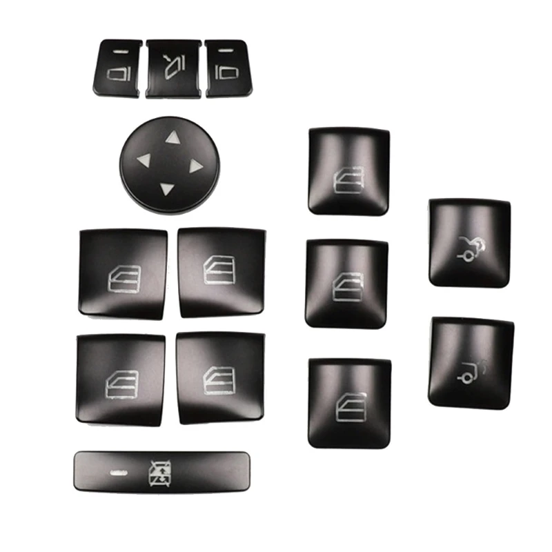 

14 шт., автомобильные наклейки для стекла Mercedes Benz W204 W212