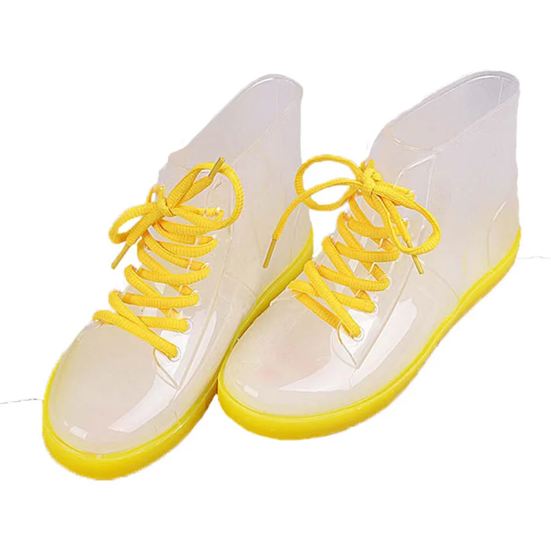 

Ботильоны с защитой от дождя, Британская мода, на шнуровке, ПУ, водонепроницаемые, яркие мотоциклетные ботинки Martin, женская обувь