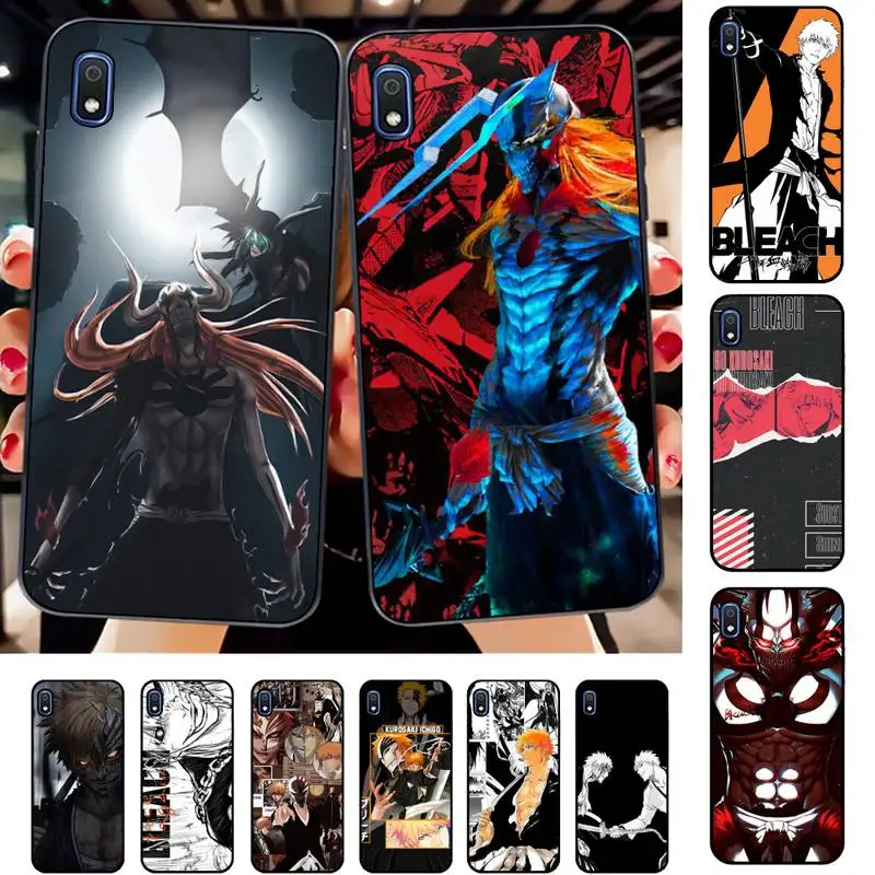 

Anime Bleach Kurosaki Ichigo Phone Case for Samsung A51 01 50 71 21S 70 31 40 30 10 20 S E 11 91 A7 A8 2018