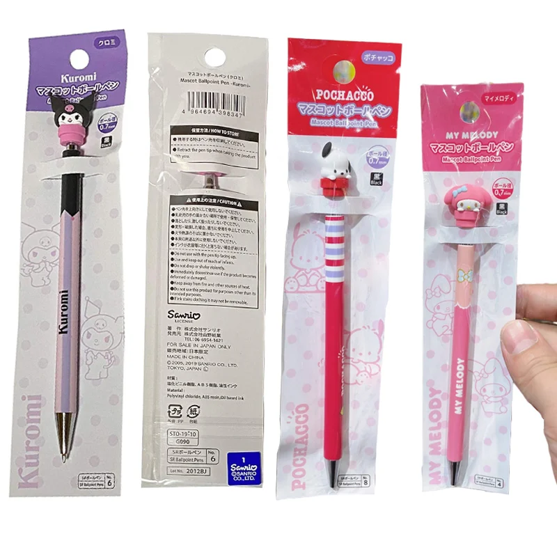

Kuromi Ballpoint Pen Kawaii Pencil Sanrio Kuromi My Melody Hello Kitty Cartoon 0.7 Mm Ballpoint Pen Stationery Gel Pen Gift