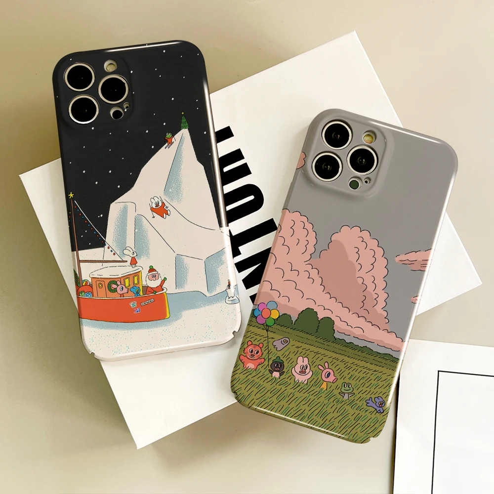 Милый чехол для телефона Kawaii Goolygooly Samsung S21Fe S23 22 Ultra Plus A 04E 33 5G HD с твердым покрытием