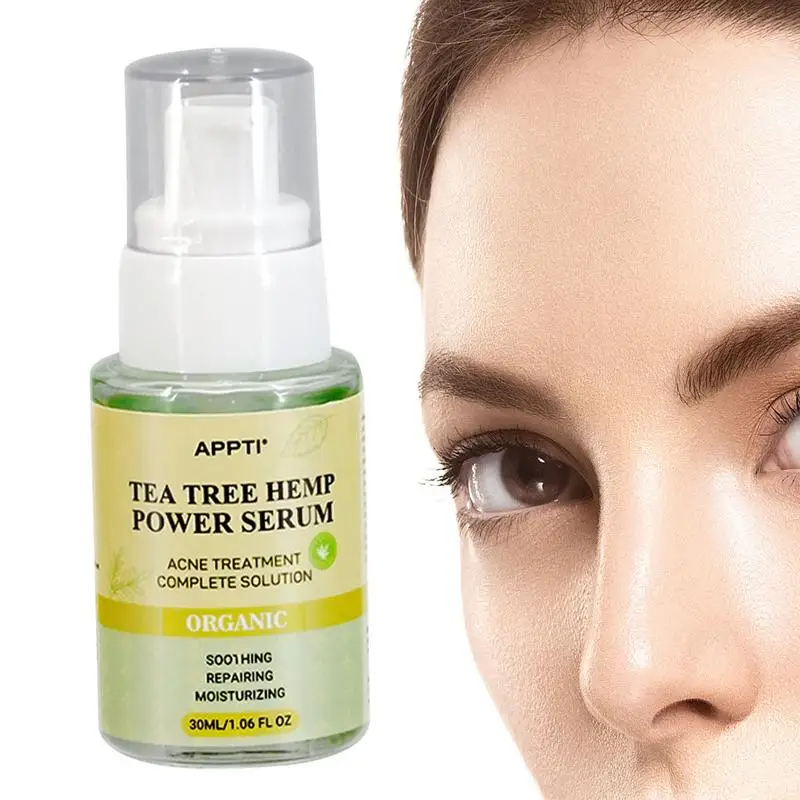 

Tea Tree Care Solution Facial Skin Repairing Essence With Tea Tree Oil Nourish Moisturize Skin With Gentle Formula Non-Greasy