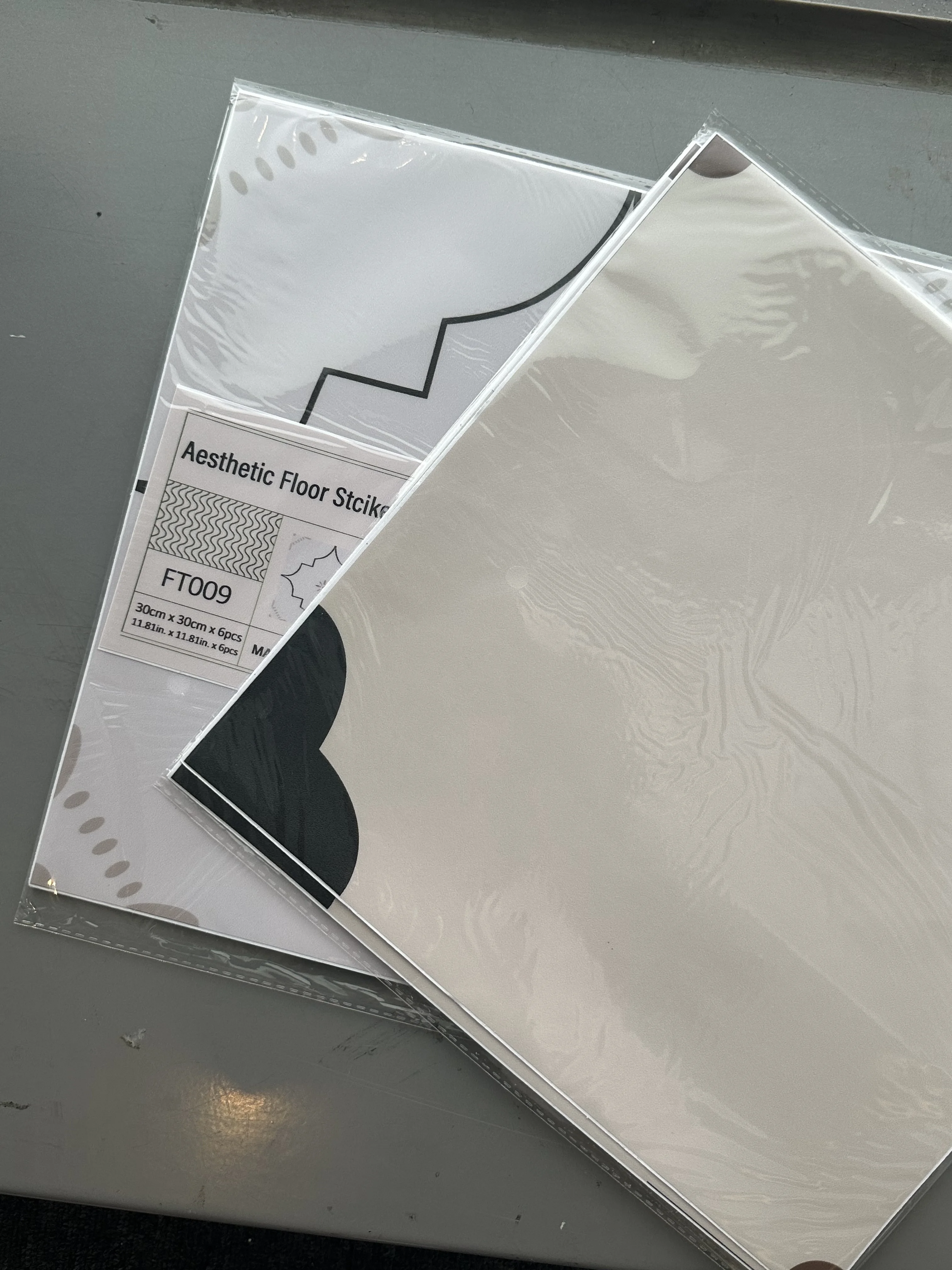 Самоклеящаяся виниловая напольная плитка 6 плитки-30*30 см мозаичный шиферный