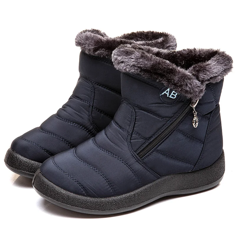 Warm Women Boots 2023 Fashion Waterproof Snow Boots For Winter Shoes Women Casual Lightweight Ankle Botas Mujer Men Winter Boots