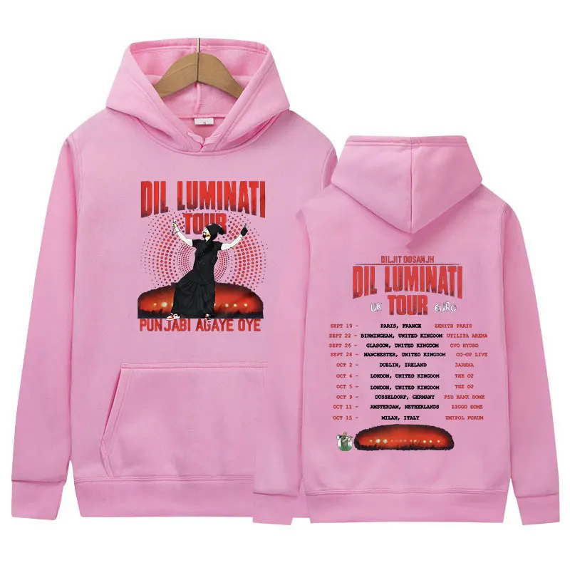 Diljit Dosanjh Dil-Luminati 2024 толстовка с турбом для мужчин и женщин винтажный модный