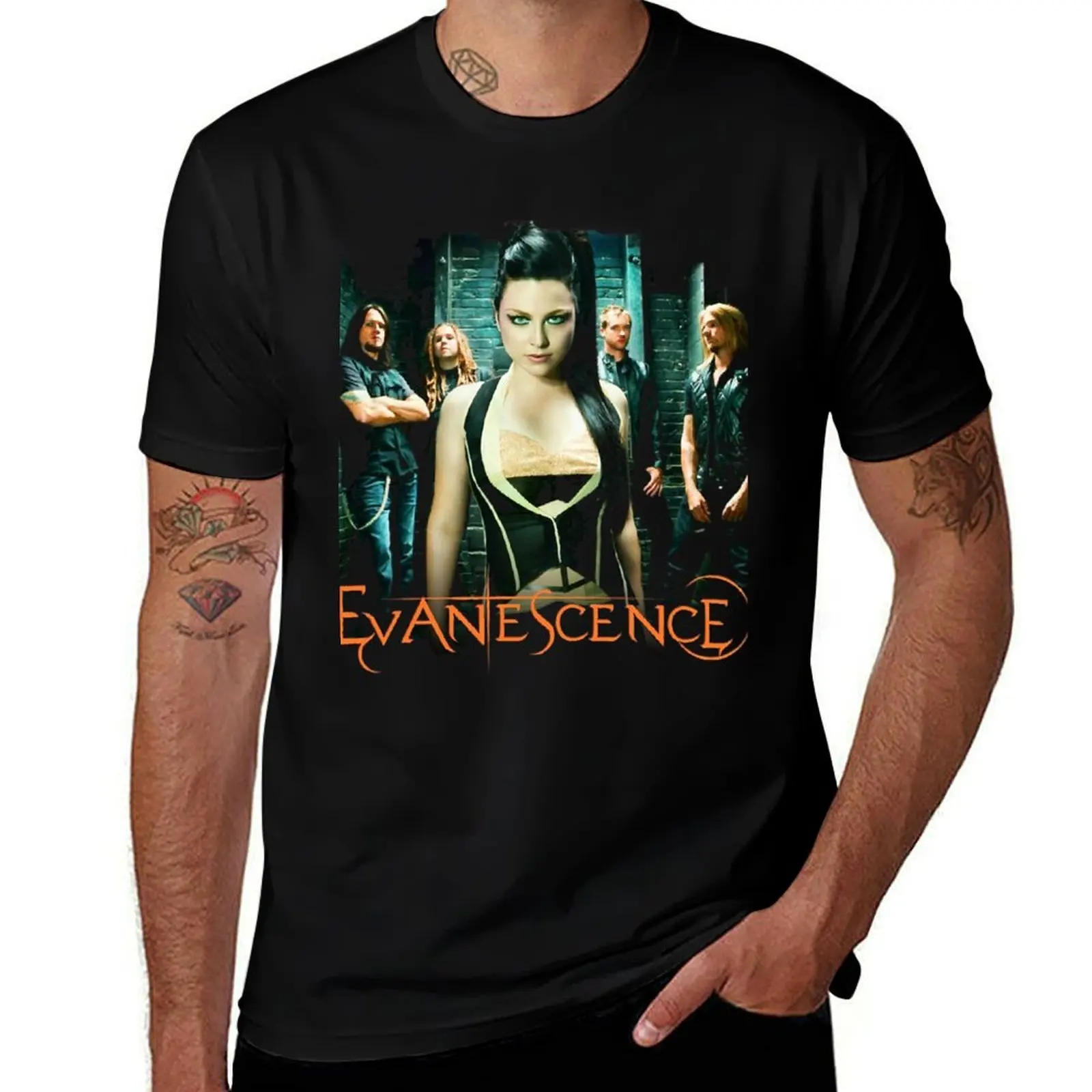 Фото Идея подарка: легкий свитшот Amy Lee Evanescence, подарок на день рождения, футболка, долговечная повседневная футболка. №1