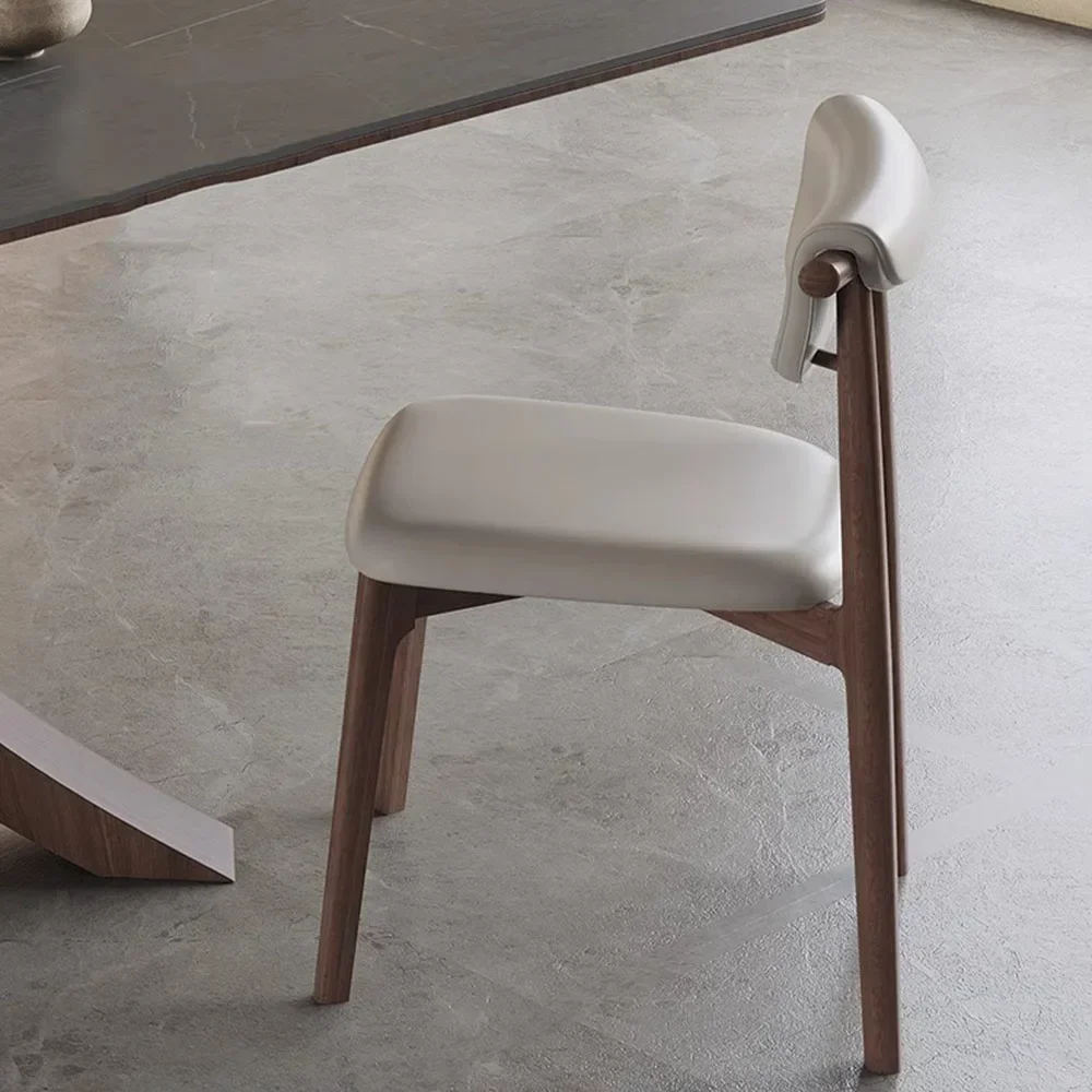 Сидячие стулья для офисной комнаты белые деревянные современные напольные