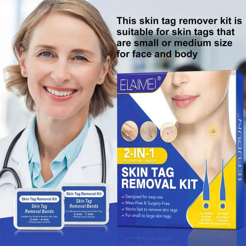 

3/5/8SETS Wart Removal Tool 2 In 1 Skin Tag Remover Fast And Effective Body Tag Removal Body Care