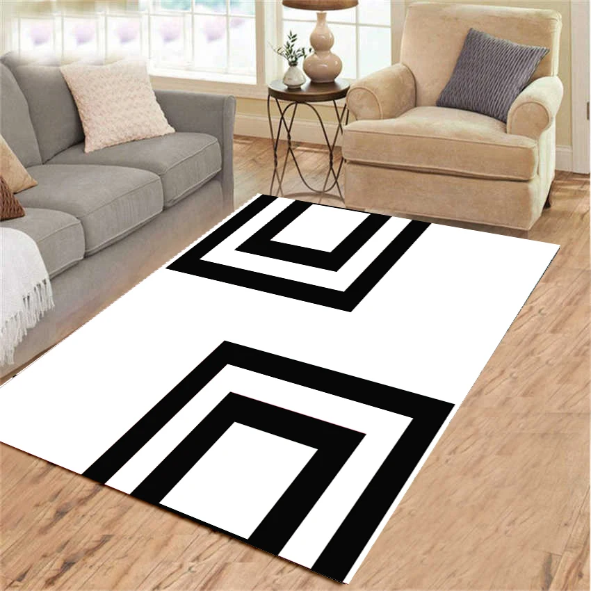 

Top Popular Carpets For Living Room Bedroom Bedside Decor Rug Modern Home 3D Room Floor Mats Hallway Non-Slip Large Carpet