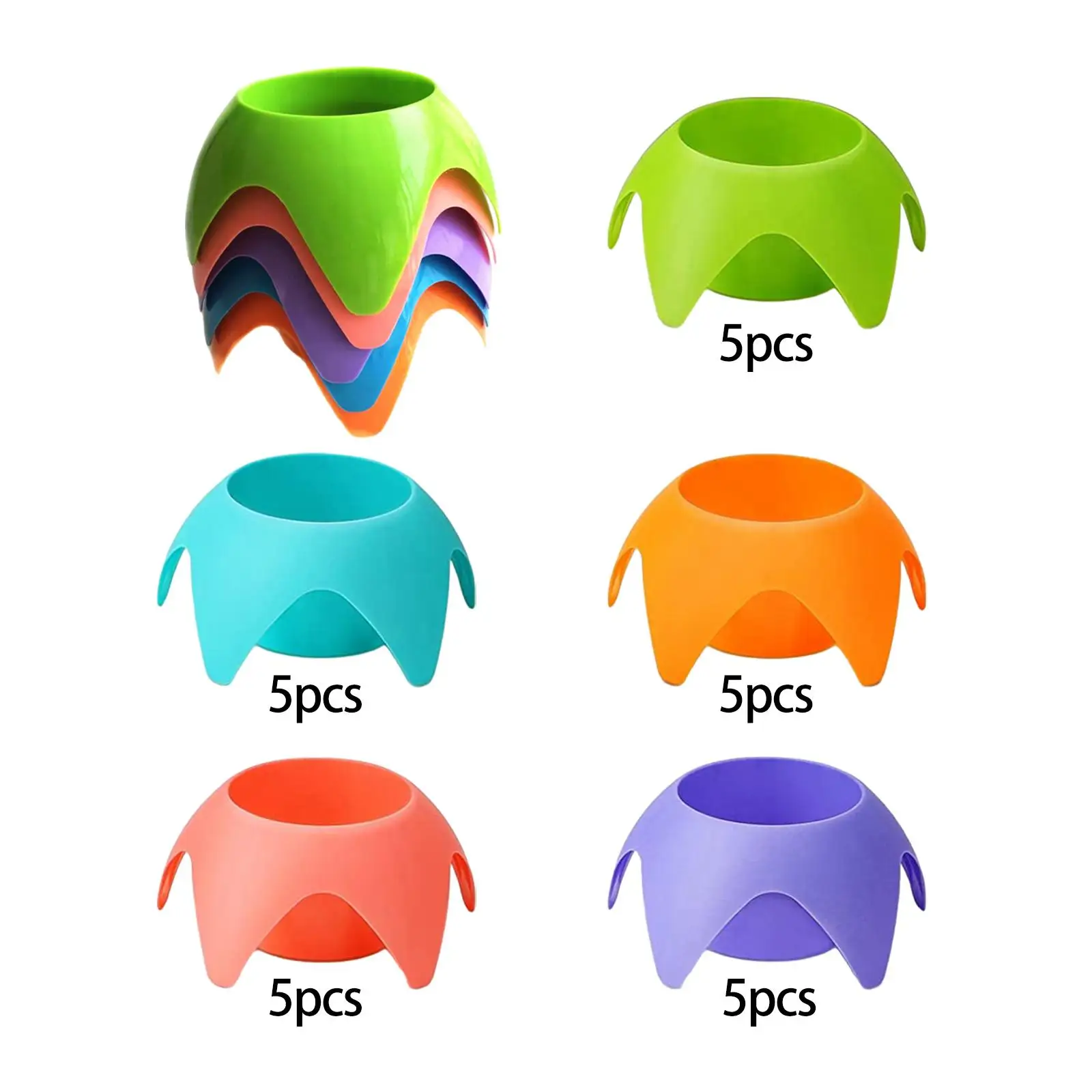 

5Pcs Beach Drink Cup Holder Sand Cup Holders for Beach Trip Summer Festivals