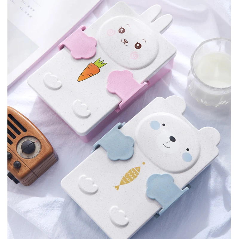 

1Set Wheat Straw Baby Feeding Bowl Cartoon Tableware Set Anti-Hot Dining Training Plate Kids Dishes Snack Plate Tableware Gifts