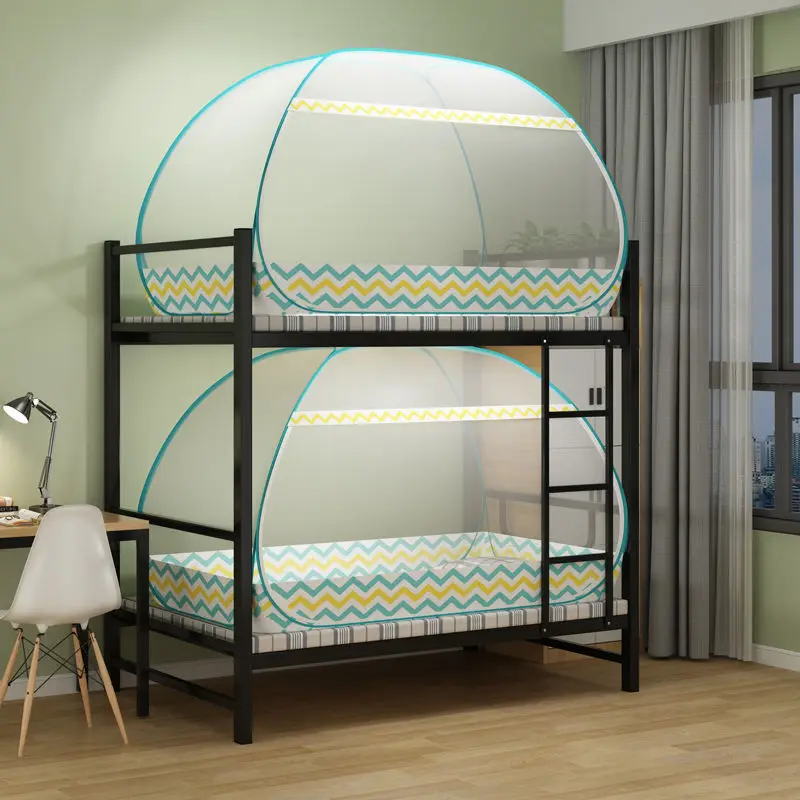 

Summer Home Large Space Yurt Mosquito Net Travel Portable Foldable Mosquito Net Simple Dormitory Free Installation Mosquito Net