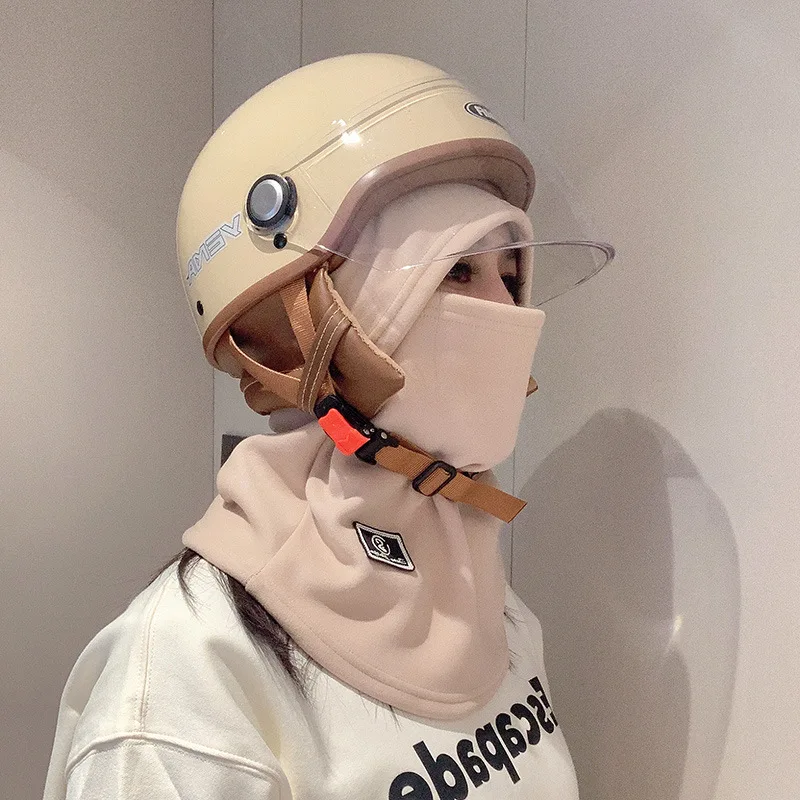 Теплая и холодостойкая шапка мужской женский осенне-зимний шлем ветрозащитная