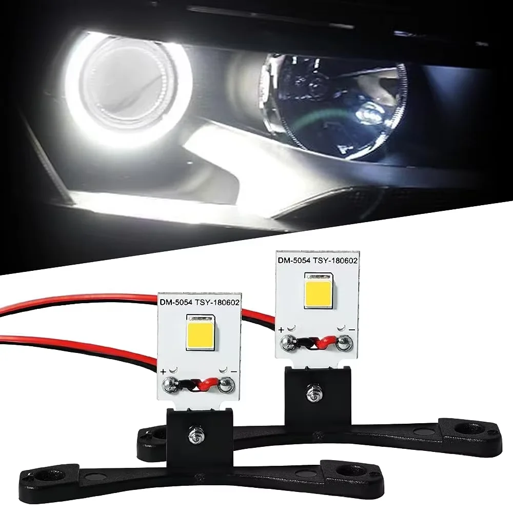 

1 комплект автомобильных светодиодных светодиодных фар Devil Eye Demon Evil Eyes 12 В RGB для 2,8-дюймового биксенонового проектора, автомобильных мотоциклетных светодиодных фар, приложение Bluetooth