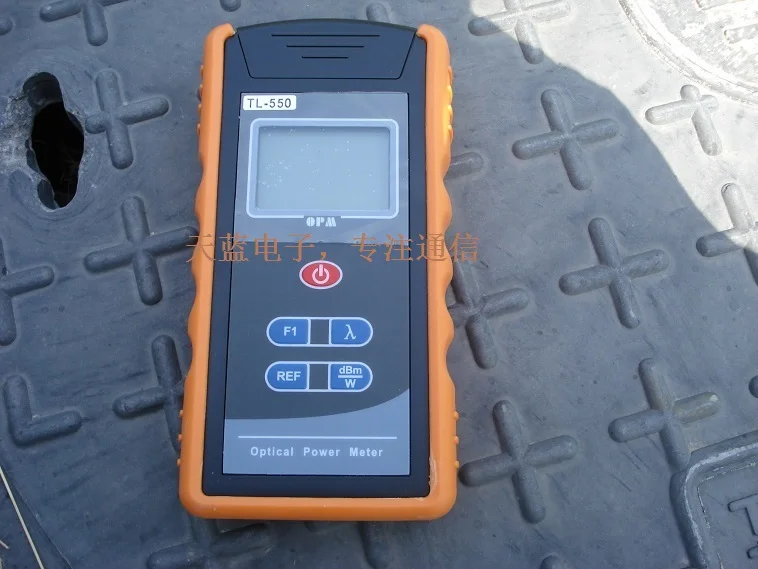 TL-550 Optical Power Meter with FC SC Common Adapter Head, High Sensitivity, Dustproof and Anti-drop TL550