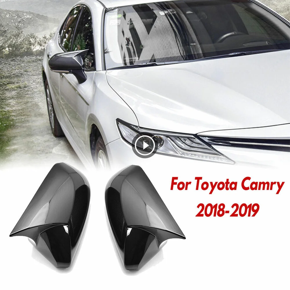 

Глянцевая черная зеркальная Крышка для TOYOTA CAMRY LE SE XLE XSE 2018-2020
