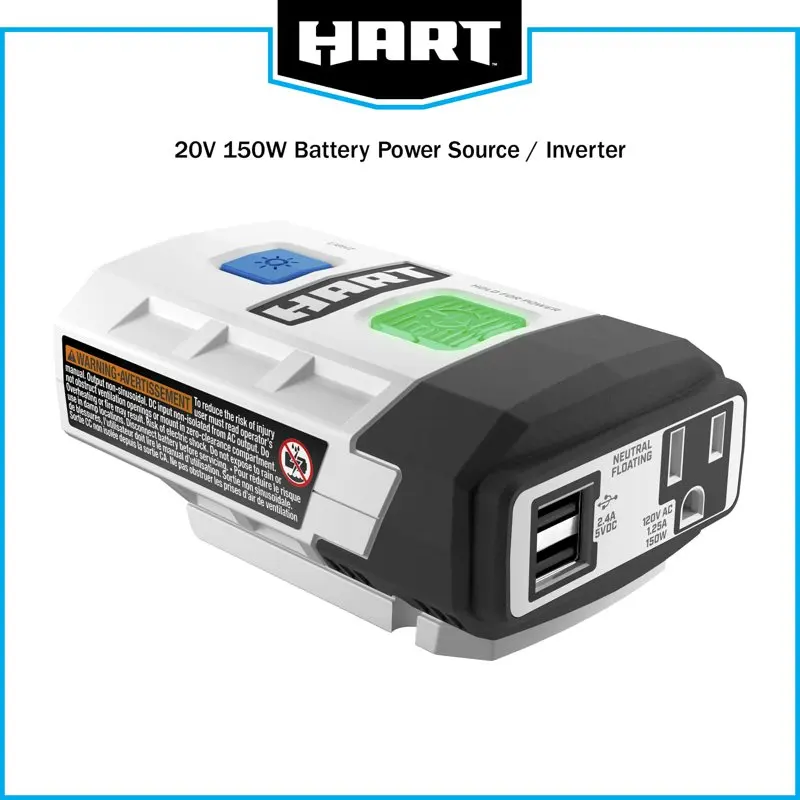 

Power Source/Inverter (Battery Not Included)
