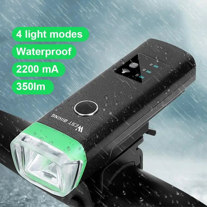 

Фонарь для езды на велосипеде, ночная фара для езды, ПВХ, шлем, Свет 2200 мАч, USB Перезаряжаемый, 350 лм, лампа для езды, кемпинга, рыбалки