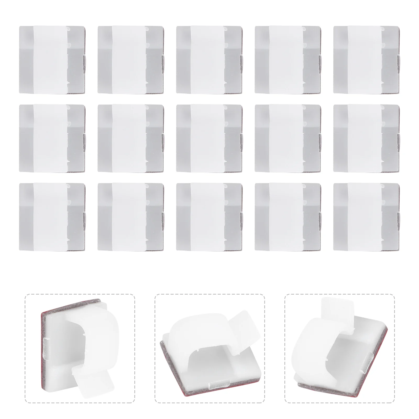 

100 Clips Professional Premium Wire Cord Holder Decoration Clips for Wire
