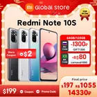 Смартфон Xiaomi Redmi Note 10S, глобальная версия дюйма, 64 ГБ128 ГБ, 6,43 дюйма, AMOLED, DotDisplay, 33 Вт, 5000 мА  ч, 64-мегапиксельная четырехъядерная камера