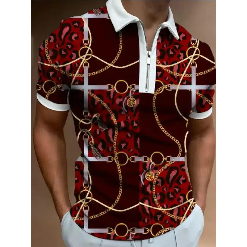 

Original pattern art design short sleeve polo shirt