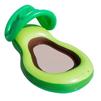 inflatable avocado pool float floatie with awning fun pool floats floaties summer swimming pool raft lounge beach floaty