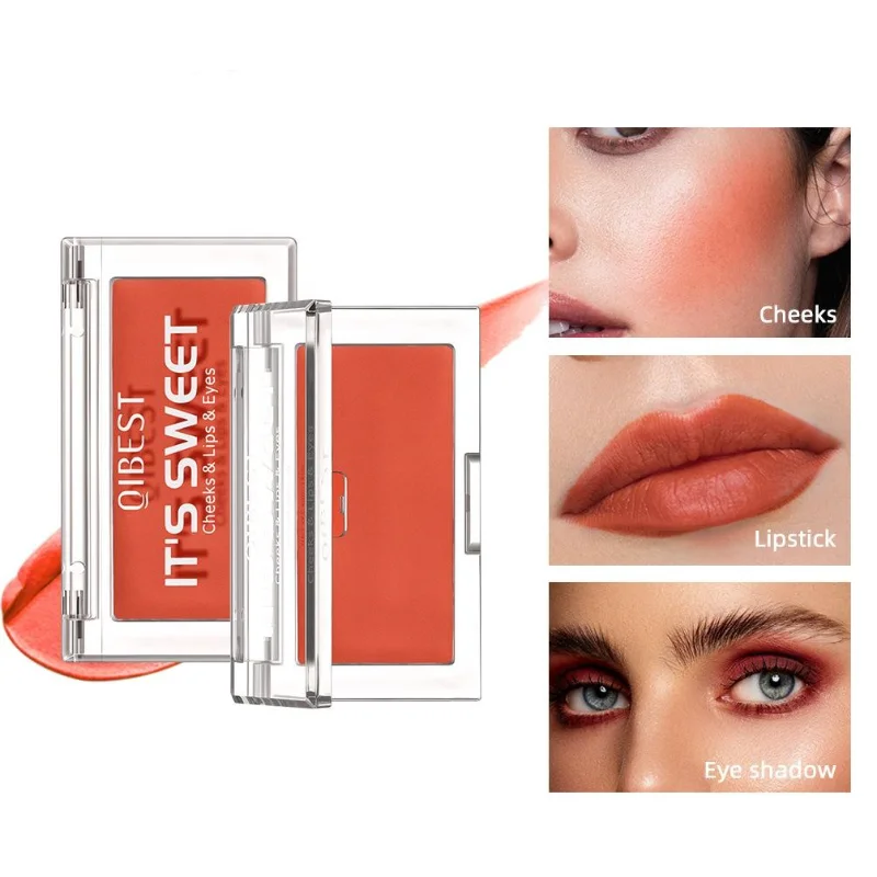 

Multifunctional Makeup Palette 3 IN 1 Lipstick Blush For Face Eyeshadow Lightweight Matte Lip Tint Natural Face Blush