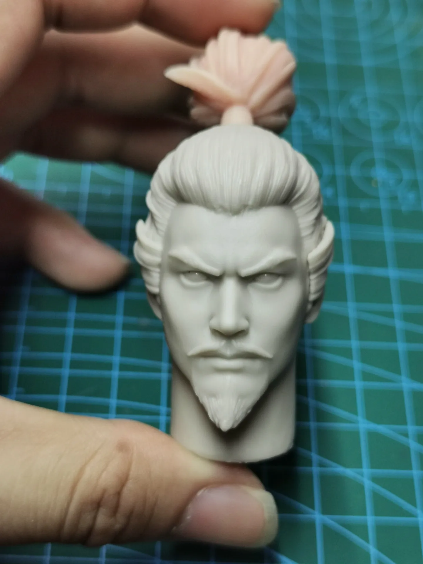 

Unpainted 1/6 Scale おだ のぶなが Head Sculpt Model Painting Exercise For 12 inch Action Figure Dolls