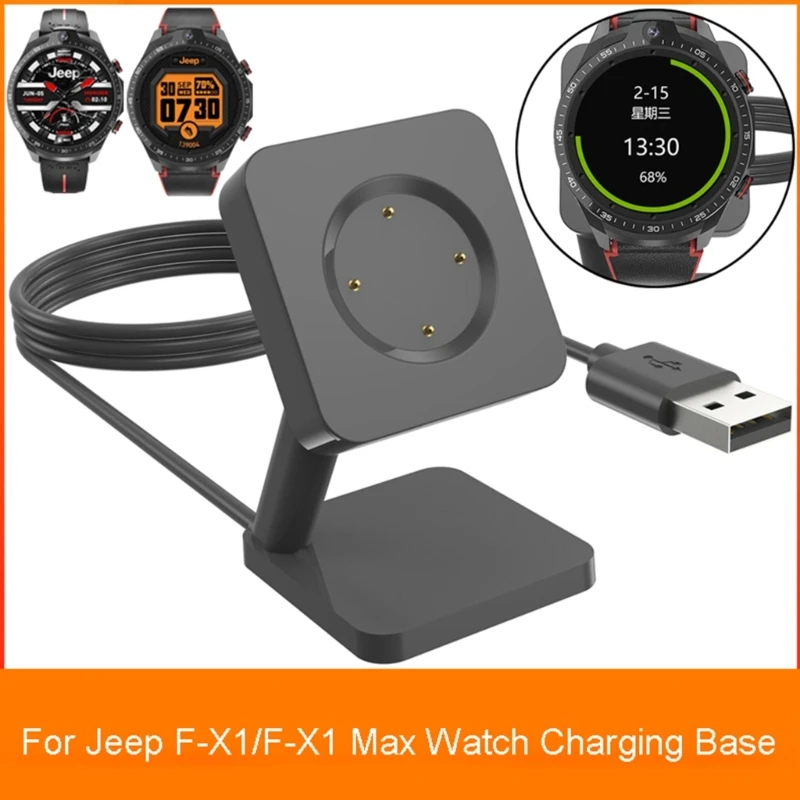 

Magnetic Charger Power Adapter Suitable for F-X1/F-X1 Max Watch USB-Charging Cable Dock Bracket-Stand Smartwatch Holder