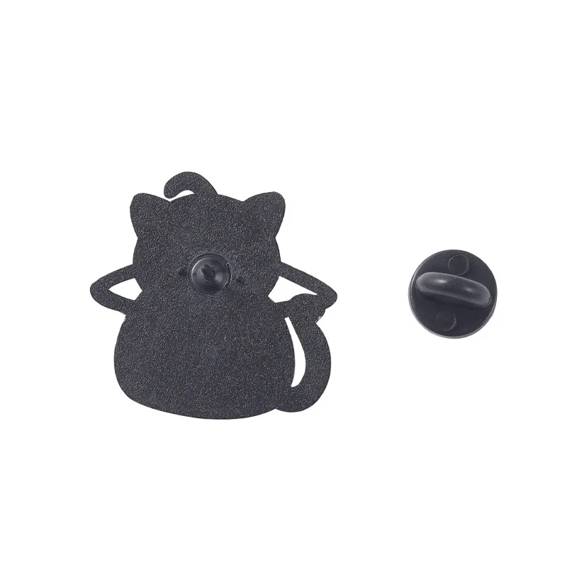 Креативная брошь из сплава в форме мультяшного кота и маленького тигра - купить