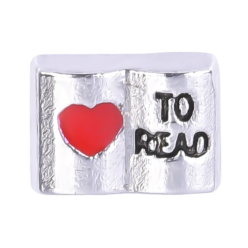 20 шт./лот Подвеска из сплава с надписью Love to Read Book | Украшения и аксессуары
