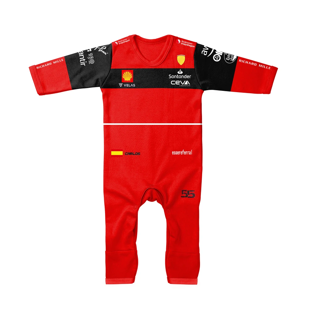 

2023 new season racing baby one-piece red Extreme sport one-piece indoor and outdoor clothing