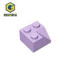 Gobrick GDS-721 строительный блок ( 3046), склон кирпичной кладки 2x2 45, Черепица С вогнутым наклоном