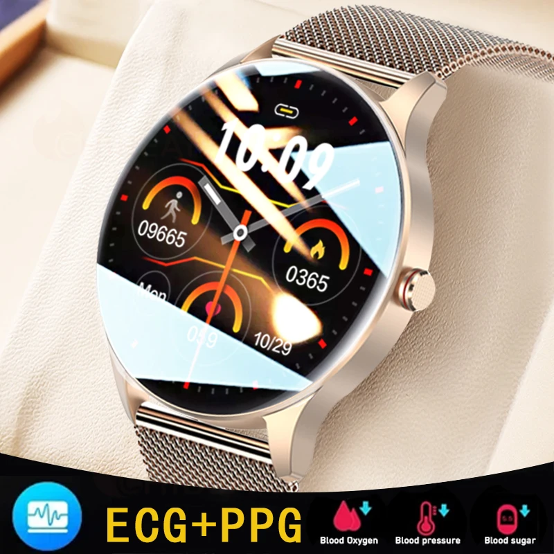 

2023 New ECG+PPG Bluetooth Call Smart Watch Men Women 1.43 inch AMOLED HD Sreen Waterproof Sport Fitness Non-Invasive Smartwatch