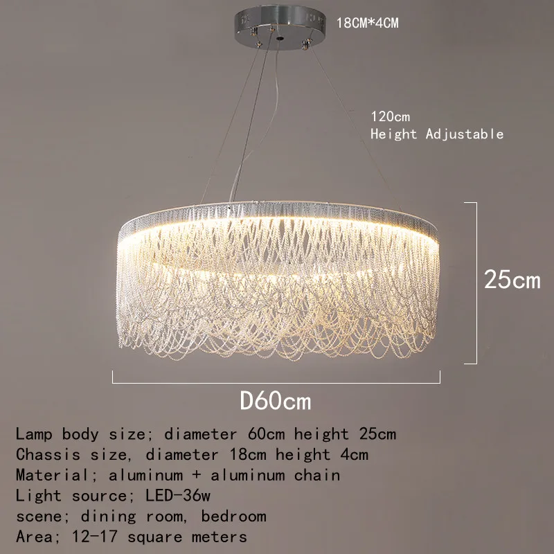 

Потолочная люстра Tongue feast серебристая