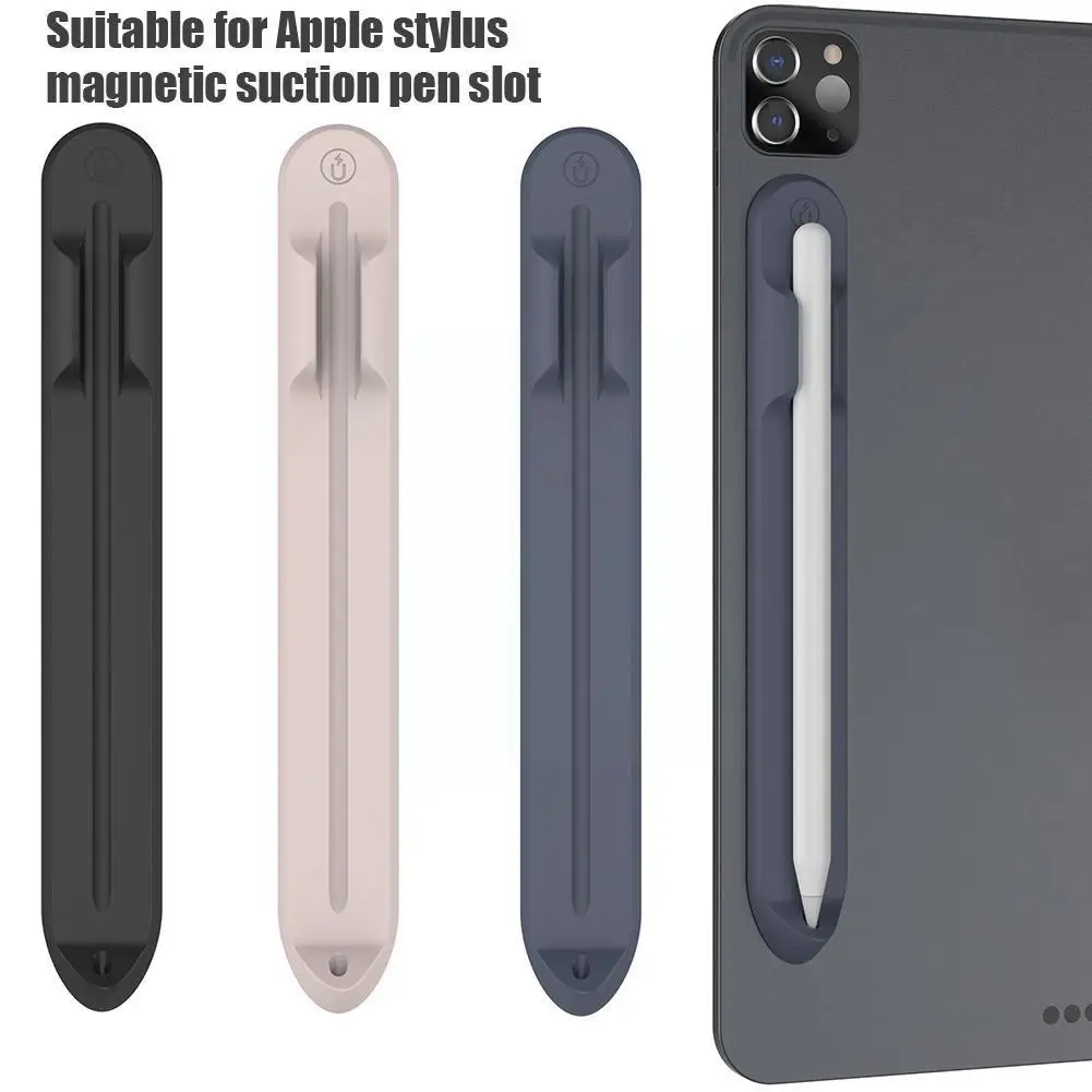 

Для Apple Pencil 1 2 силиконовый держатель для ручек 2 слота на присоске силиконовый карандаш Магнитный поколение Держатель 1 ручка IPad C8F3